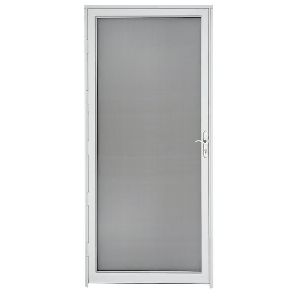 Grisham Deluxe Steel Security Door,36'' x 80''Storm Door(310-White)