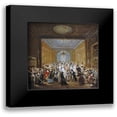 thumbnail image 1 of Grisoni, Giuseppe 13x12 Black Modern Framed Museum Art Print Titled - The Subscription Ball In The Haymarket, 1 of 5