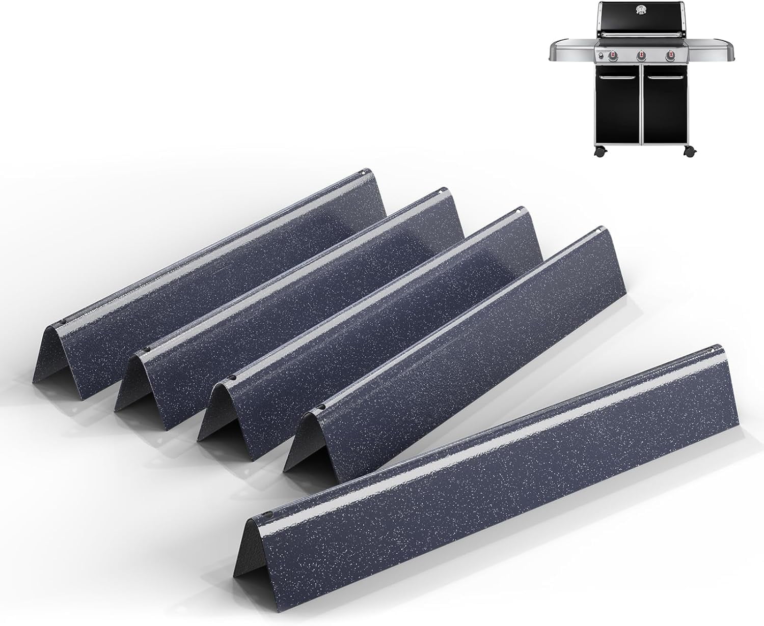 24.5'' Flavorizer Bars for Weber Side Knobs Genesis 300 Series Models, 7539  Replacement Parts 24.5インチ フレーバーライザーバー 交換用 ウェーバー Genesis 300シリーズ、Genesis E-310 E-320