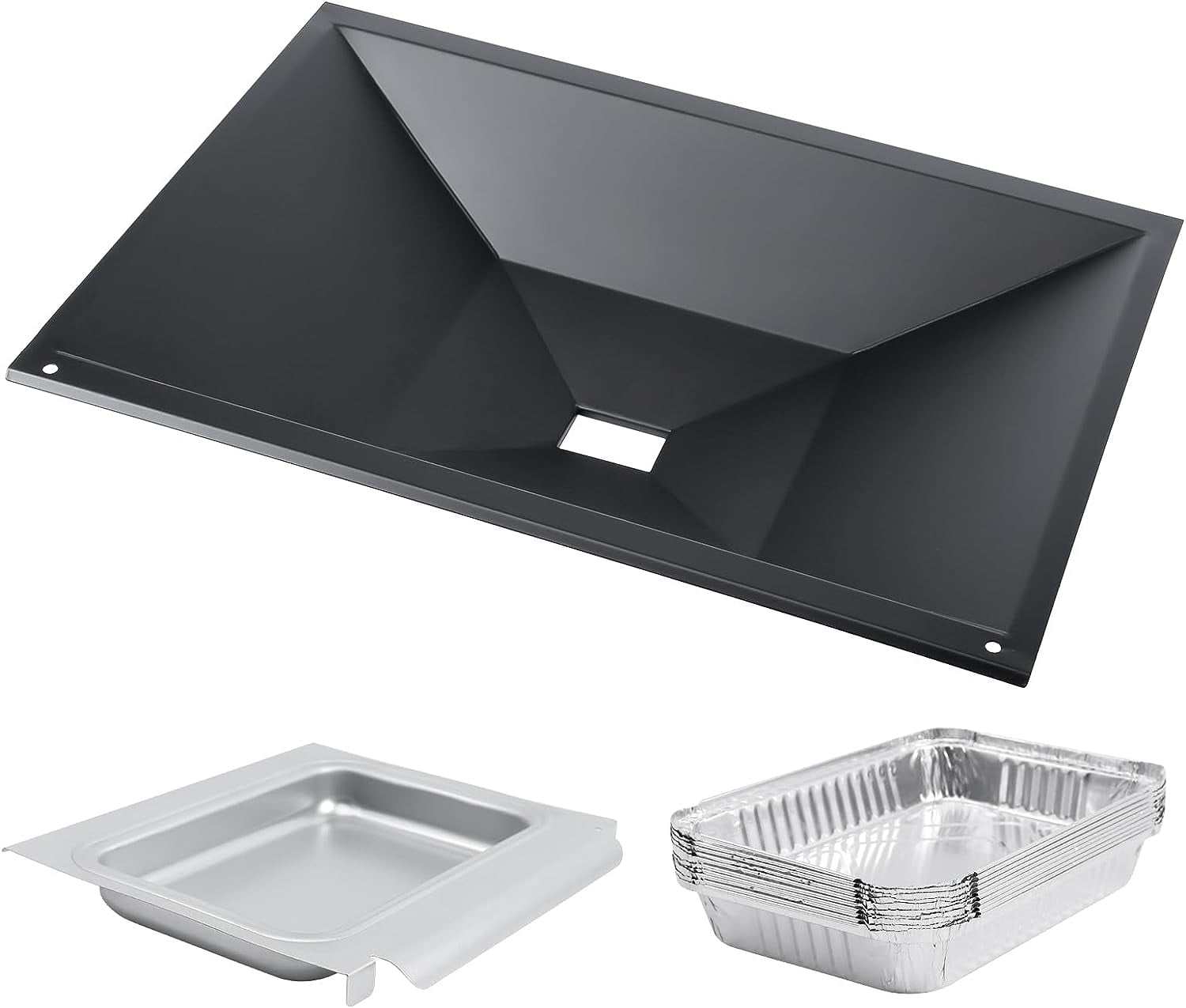 Grisun Grease Tray with Catch Pan for er Genesis II 300 Series Gas