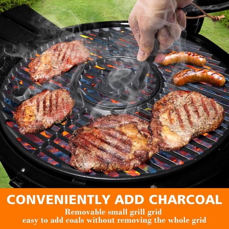 Grisun Round Grill Grate - 19.5" for Kamado, Akorn, Charcoal Grill, Pit Boss, Louisiana Grills, and More