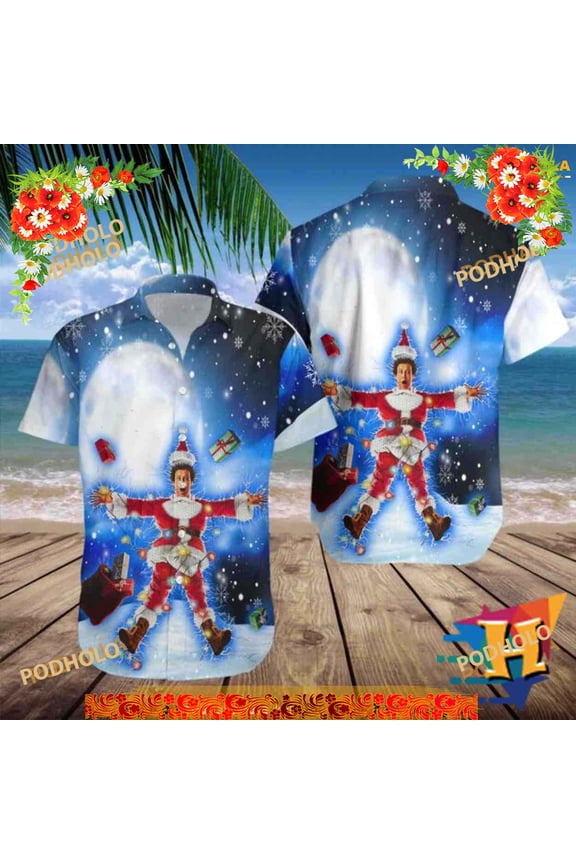 Griswold 2023 Xmas Hawaiian Shirt, Santa Hawaiian Shirt