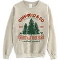 thumbnail image 1 of Griswold Christmas Tree Farm Sweatshirt - Christmas Movie Vintage Sweater, Holiday Crewneck, 1 of 6