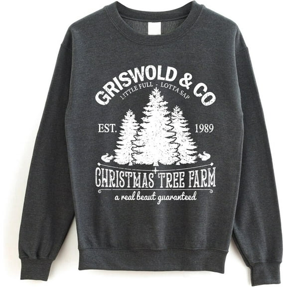Griswold Christmas Tree Farm Sweatshirt - Christmas Movie Vintage Sweater, Holiday Crewneck