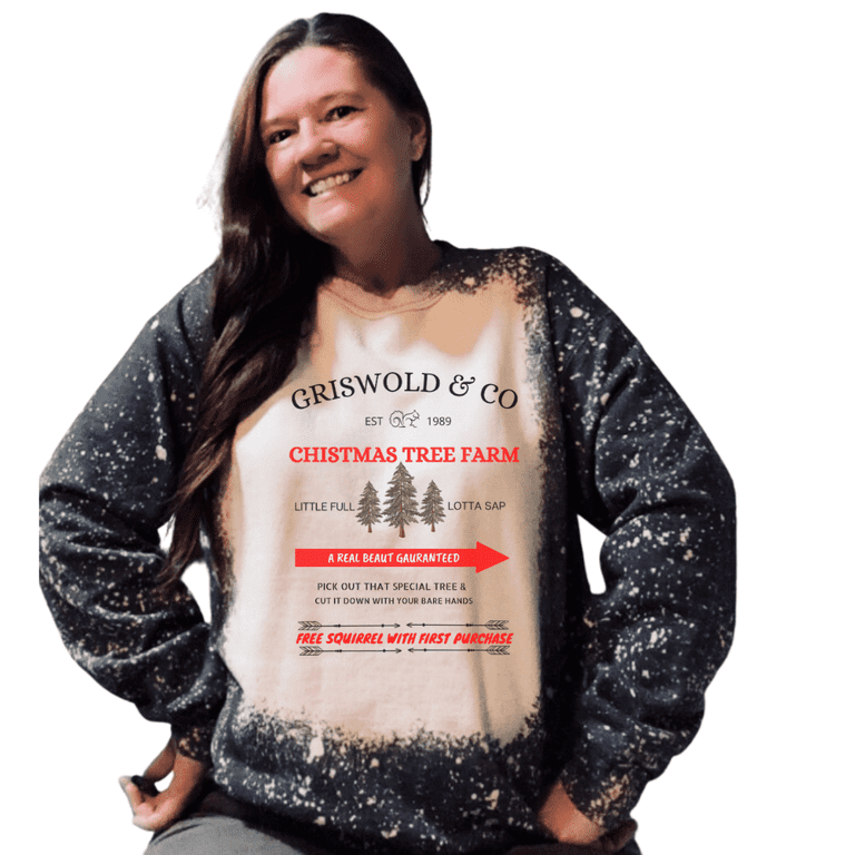 Bleached christmas sweatshirt hotsell