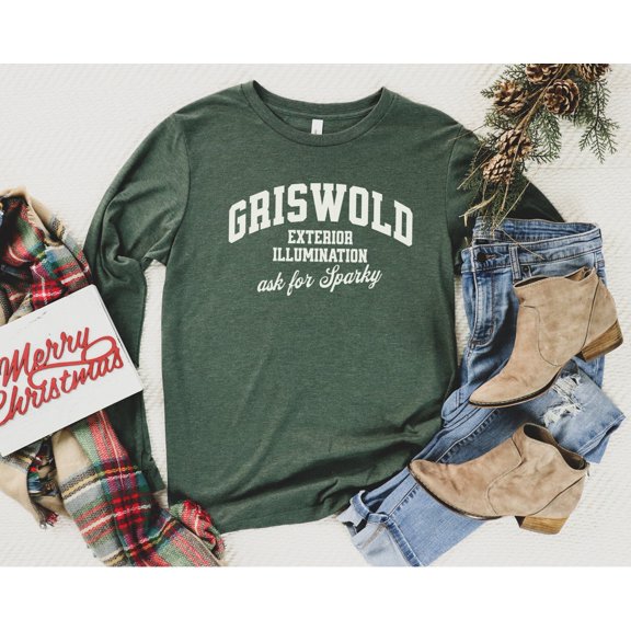 Griswold Illumination Tee, Funny Christmas Shirt, Holiday Apparel, Funny Holiday Tee, Clar