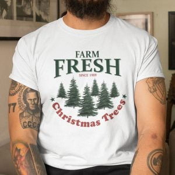 Sweat-shirt Femme Griswold's Tree Farm - Motif Noël Famille Avec Cœur, 70% Coton, Manches Longues - 8
