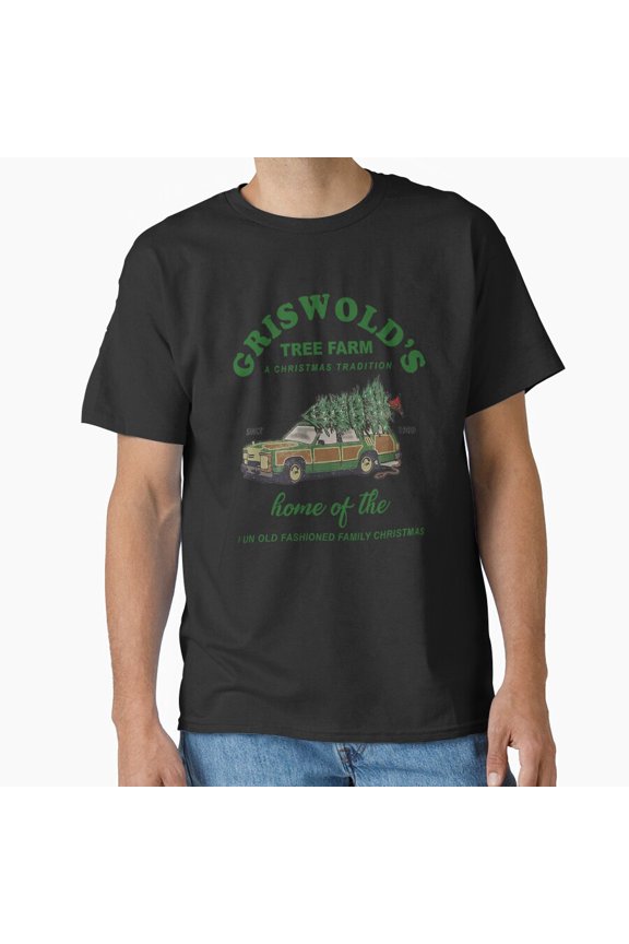 Griswold Tree Farm Since 1989 Retro Holiday Forest Unisex T-Shirt, up to size 5XL