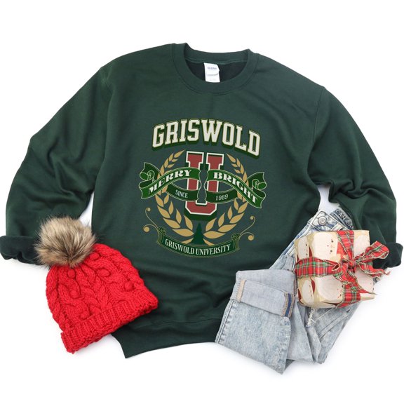 Griswold University T-Shirt, Funny Christmas T-Shirt, Clark Griswold Shirt, Retro Christma