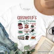 ORNAMENTALLYYOU Griswold&rsquo;s Family Christmas T-Shirt, Funny Retro Vacation Movie Quote Tee