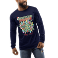 thumbnail image 1 of Griswold's Illumination Christmas Lights Funny Holiday Shirt Mens Long Sleeve T-shirt Christmas Graphic Tee-Navy-4xl, 1 of 1
