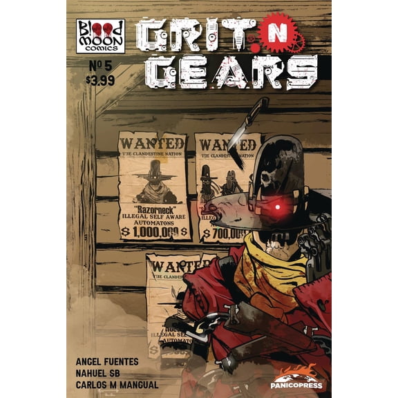 Grit N Gears #5 (of 6) Cvr A Nahuel Sb Blood Moon Comics Llc Comic Book