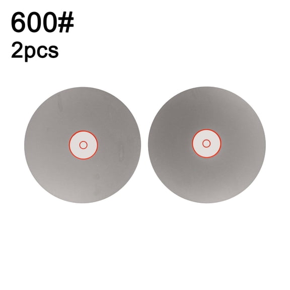 Grit Options Available Two 8 Inch Diamond Grinding Wheels For Lapidary Use