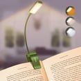 thumbnail image 1 of Gritin 9 LED Rechargeable Book Light for Reading in Bed - Eye Caring 3 Color Temperatures,Stepless Dimming Brightness,80 Hrs Runtime Small Lightweight Clip On Book Reading Light for Studying, 1 of 8