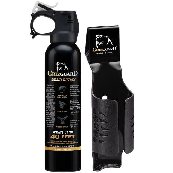 Griz Guard 9.2 oz Bear Spray with Holster