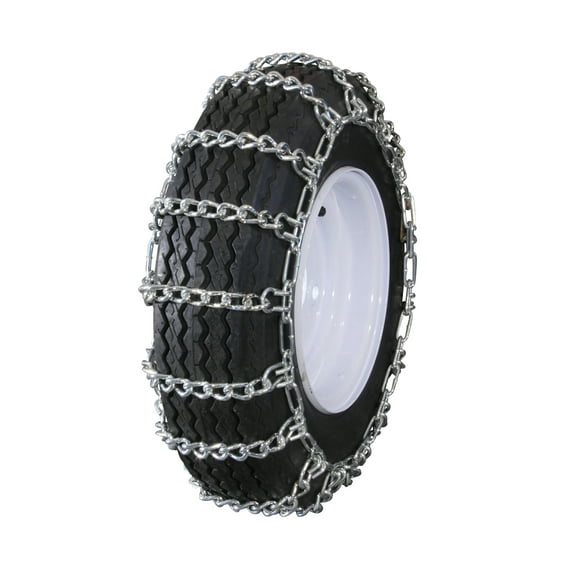 Grizzlar GTU-220 Garden Tractor 2 link Ladder Style Alloy Tire Chains 12x3, 4.10/3.50-5, 4.10-5, 3.50-5