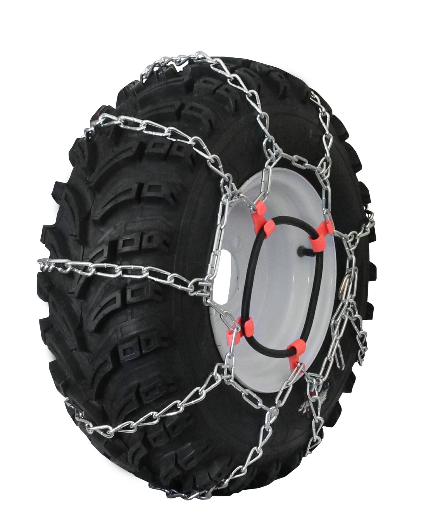 Ladder-sneeuwketting 18x8.50-8 – Set Van 2, Mangaanstaal, Omkeerbaar, Geschikt Voor Tuintractoren & Speciale Voertuigen (velg 8 Inch) 4 miniatura