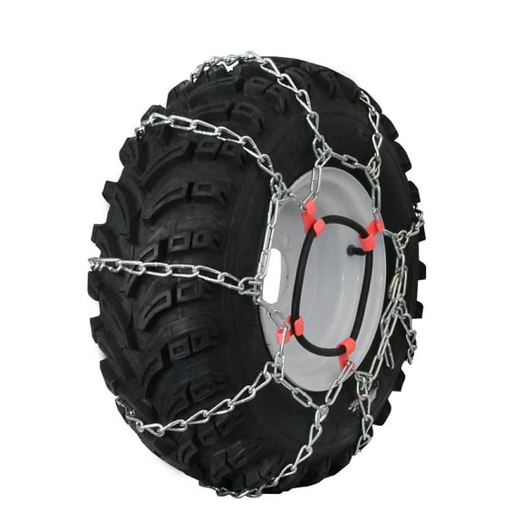 Grizzlar GTU-419 Garden Tractor 4 Link Ladder Style Alloy Tire Chains 20x10.50-12 21x10.50-12 21x11.00-8 20x10.50-12
