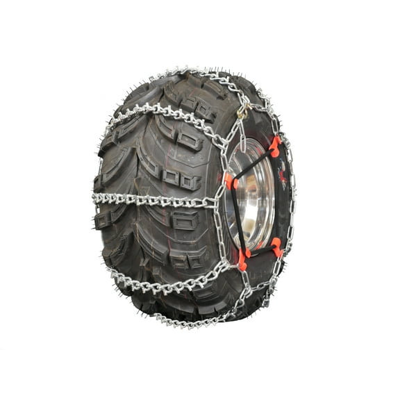 Grizzlar GTU-629 ATV 4 Link Ladder Alloy Tire Chains with Tensioners 24x8-11 24x8-12 25x8-12