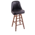 thumbnail image 1 of Grizzly 30" Swivel Bar Stool with Turned Oak Legs, Medium Finish, 1 of 2