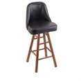 thumbnail image 1 of Holland Bar Stool Co. XL 830 Voltaire 25" Swivel Counter  with Black Wrinkle Finish, Medium Back, and Medium Maple Seat, 1 of 2