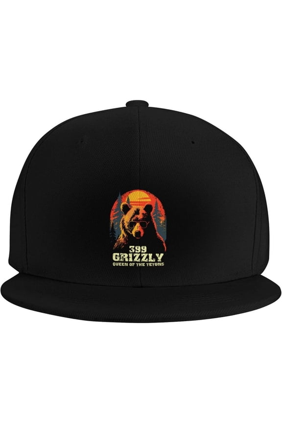 Grizzly 399 Forever The Queen of The Tetons Dad Hat Snapback Plain Baseball Cap