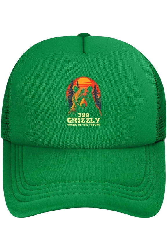 Grizzly 399 Forever The Queen of The Tetons Hat Mesh Baseball Cap Adjustable Outdoor