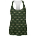 thumbnail image 1 of Grizzly Bear Adirondack Pattern Green All Over Womens Work Out Tank Top Multi MD, 1 of 2