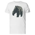 thumbnail image 1 of Grizzly Bear Attacking B&W Tee Men's -Image by Shutterstock, 1 of 2