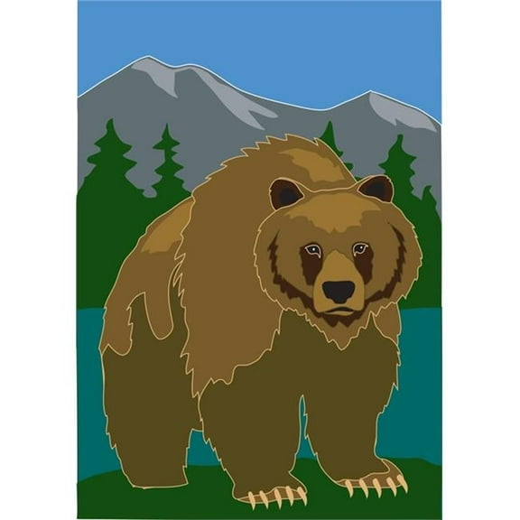 Grizzly Bear Flag, Large