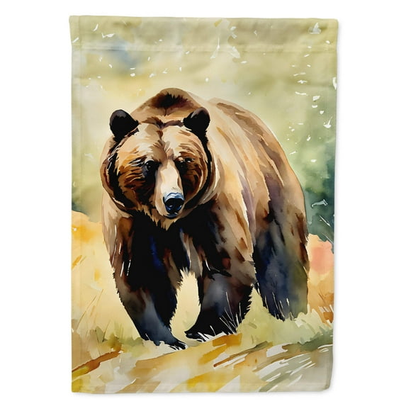 Grizzly Bear House Flag 28 in x 40 in