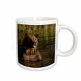 thumbnail image 1 of 3drose, Grizzly Bear in Pond., 11oz Mug, 1 of 6