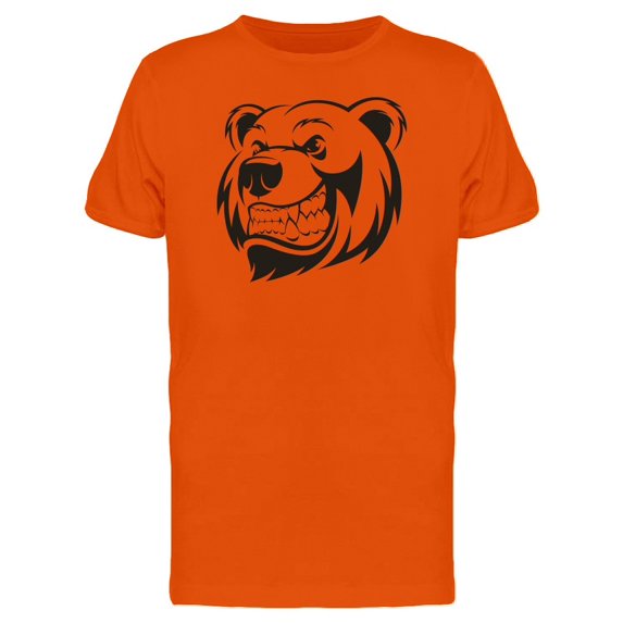 Grizzly Bear Menacing Smile Tee Men's -Image by Shutterstock