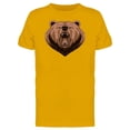 thumbnail image 1 of Grizzly Bear Roar T-Shirt Men -Image by Shutterstock, Male Large, 1 of 2
