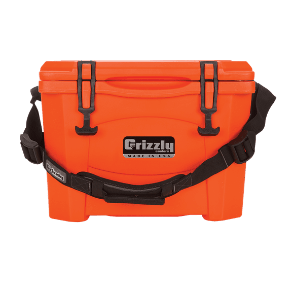 Grizzly Coolers Marine Chest Cooler,Hard Sided,15.0 qt. 4400512