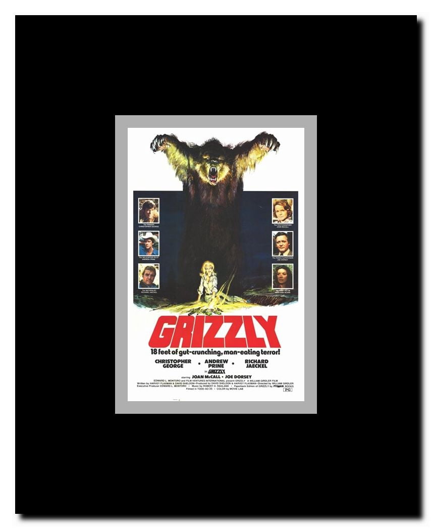 Grizzly Framed Movie Poster