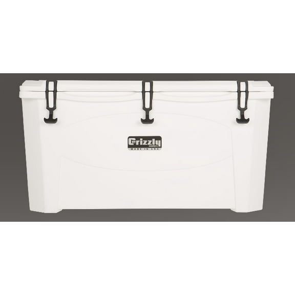 Grizzly G100_W 100QT Cooler with RotoTough Molded Construction - White