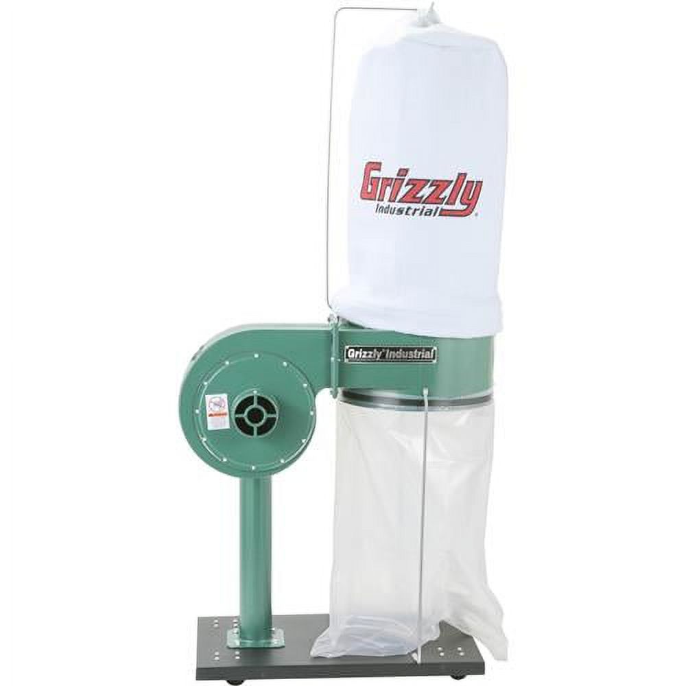 Grizzly G8027 1 HP Dust Collector - image 1 of 5