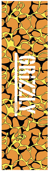 Grizzly Griptape Boiling Point Grip Sheet 9 x 33 Orange