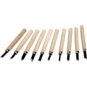 Grizzly H7705 Wood Carving Chisel Set, 10 pc.