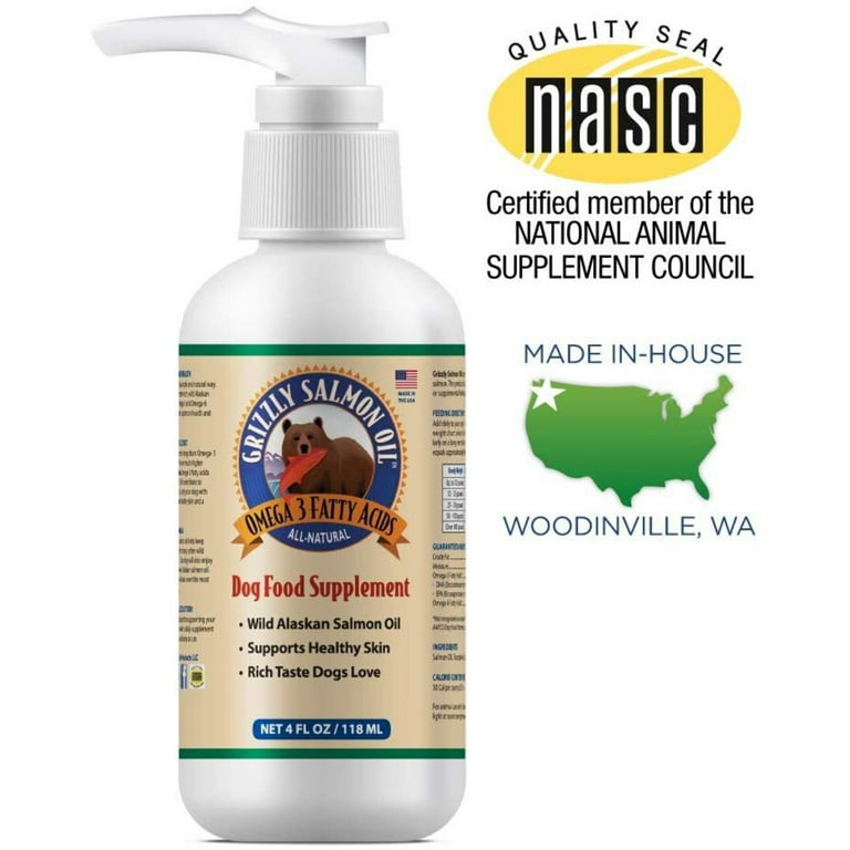 Grizzly salmon hot sale oil 8 oz