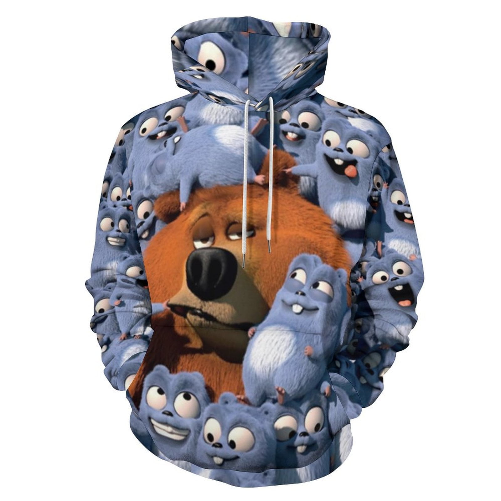 Grizzy And The Lemmings Unisex Adult Sweatshirt Novelty Hoodie 3D Print