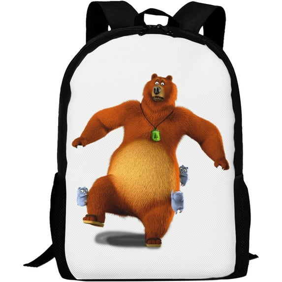 Grizzy Cartoon Bear and the Lemmings Backpack Laptop Bags Business Backpack for Men Women Weekend Book Bag Travel Hiking Camping Work