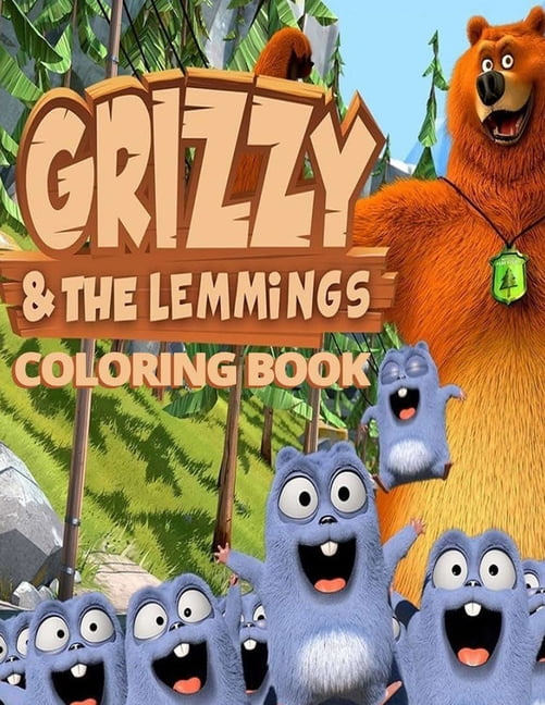 Printable coloring pages for kids Grizzy And The Lemmings 4