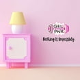 thumbnail image 1 of Grl Pwr Girl Power Nothing Is Impossibly Kind Smart Brave Enough Beautiful Crown Prince Unicorns Royalty Sweet Dreams Decorating Ideas Wall Decal Sticker Girls Rule - Size: 10 In X 7 In, 1 of 5
