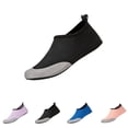 thumbnail image 1 of GrmtClth Boys And Girls Flexible Slip On Water Skin Shoes Protective Sole For River Walking And Pool Swimming Black 11-12 Years, 1 of 6