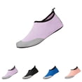 thumbnail image 1 of GrmtClth Boys And Girls Lightweight Water Sock Shoes Fast Drying Fabric For Summer Water Activities Purple 11-12 Years, 1 of 6