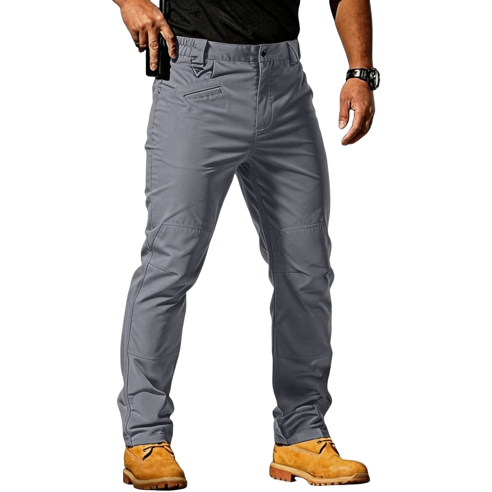 GrmtClth Mens Hiking Pants Ripstop Waterproof Work Pants