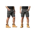 thumbnail image 1 of GrmtClth Cargo Shorts For Men Quick Dry Travel Cargo Shorts Large Storage Utility Multi Pockets Zipper Fly Relaxed Fit Soft Fabric Shorts Dark Gray 3XL, 1 of 10
