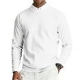 thumbnail image 1 of GrmtClth Crewneck Sweaters for Men Big & Tall Knit Sweaters Casual Classic Comfy Soft Long Sleeve Pullover Tops White 4XL, 1 of 7